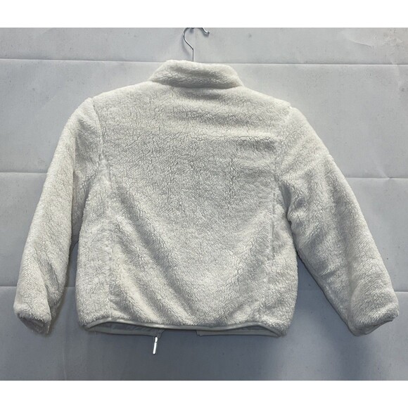 NEW! Kids Members Mark Reversible Sherpa Fleece Jacket, Ivory, Size Small 6/6X - Picture 2 of 5